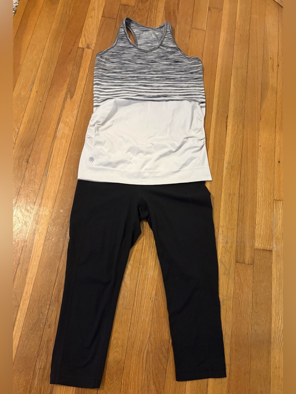 Athleta 2 piece workout outfit, both items size medium